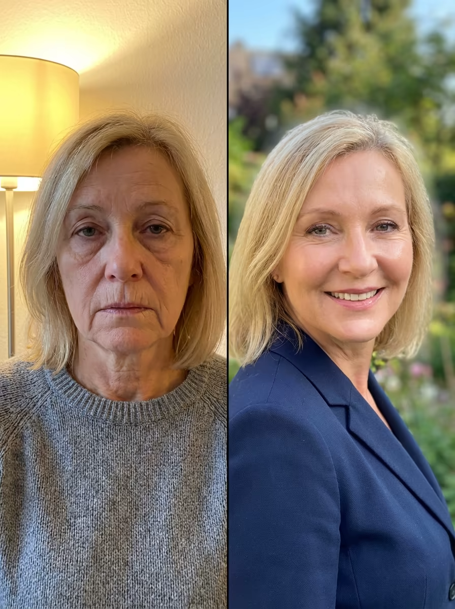 Hannelore Vorher/Nachher